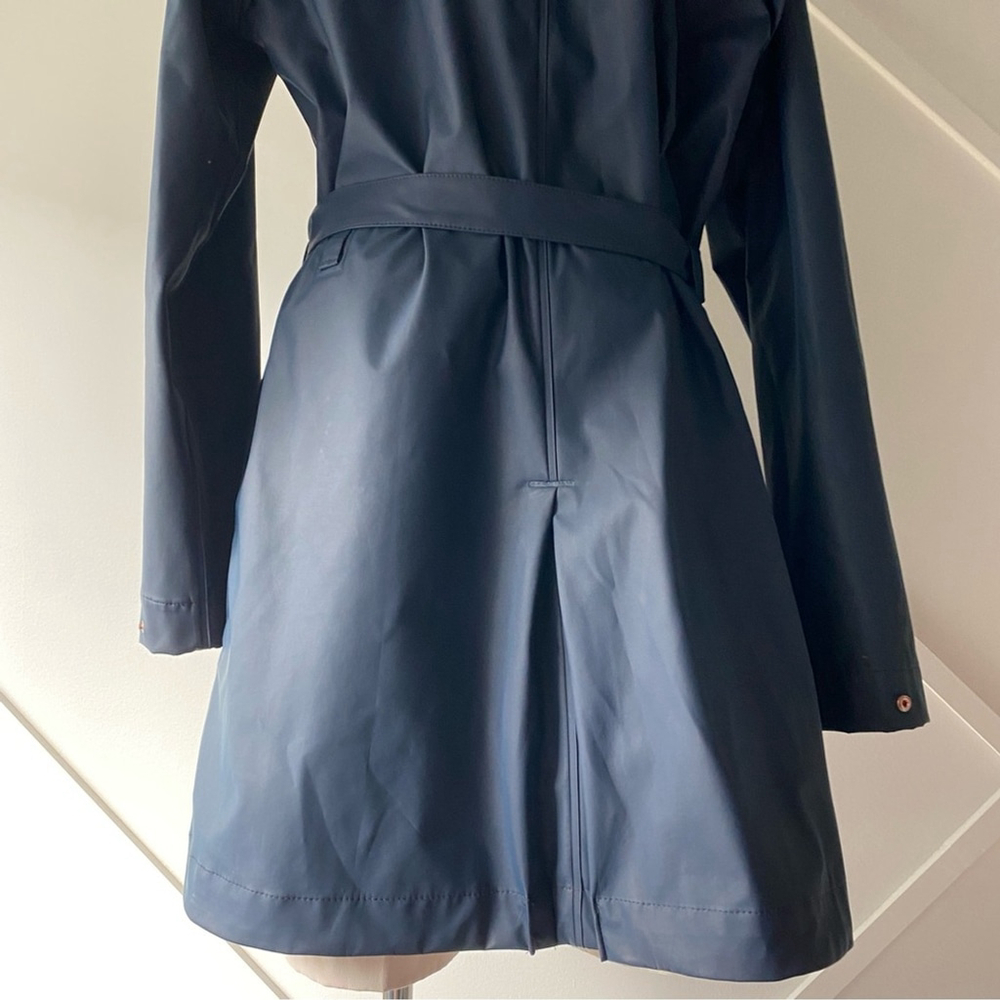 Helly Hansen Kirkwall II Women’s Raincoat Navy Blue Hooded Vented - XL - Picture 10 of 17